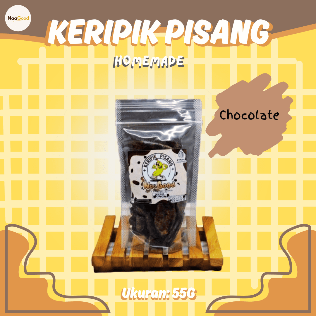 Keripik Pisang Cokelat