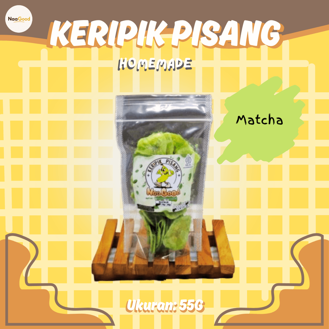 Keripik Pisang Matcha