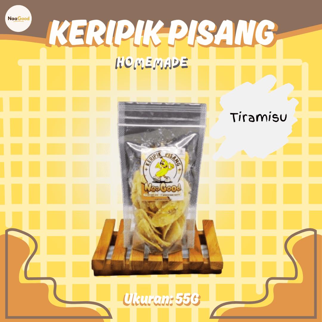 Keripik Pisang Tiramisu